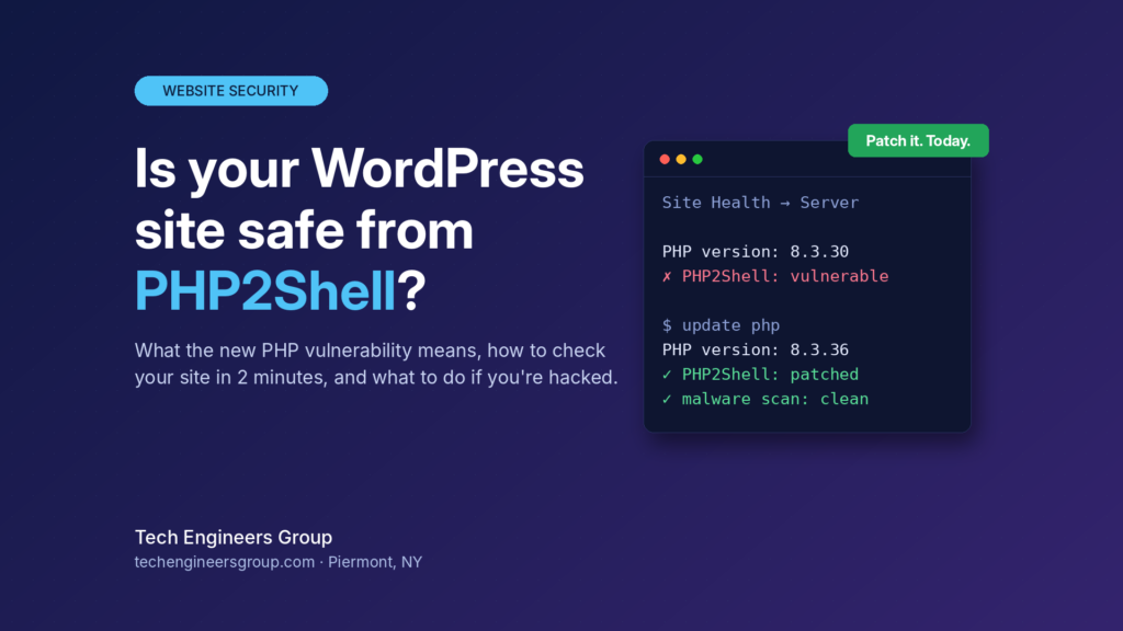 PHP2Shell: Is Your WordPress Website at Risk? Check It Today
